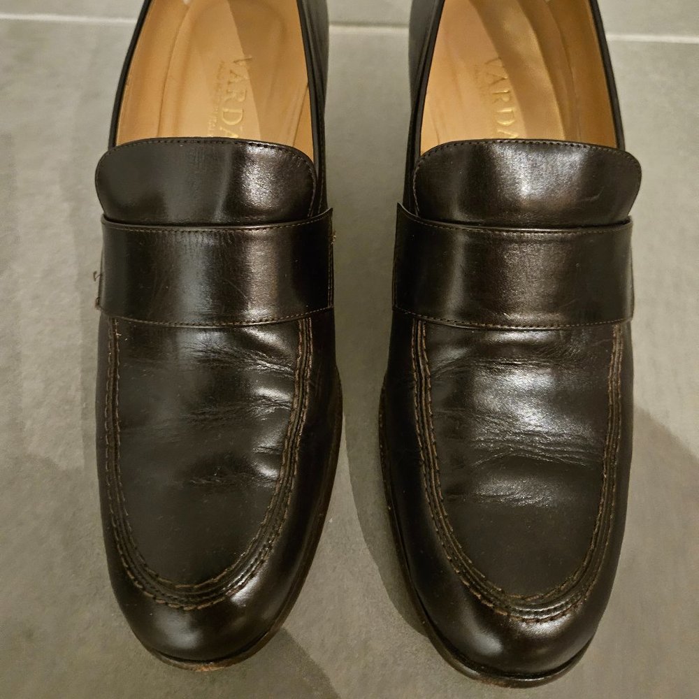 Leather Penny Loafers for Women - Espresso
